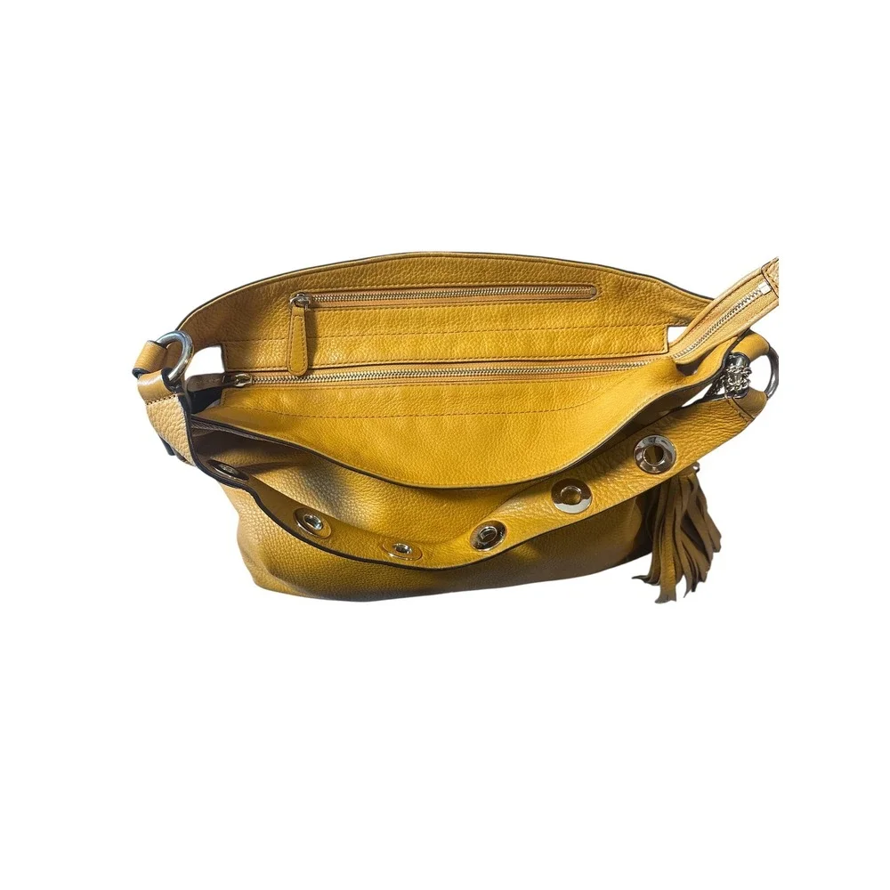 Michael Kors Yellow Brooklyn‎ Large Leather Hobo Bag